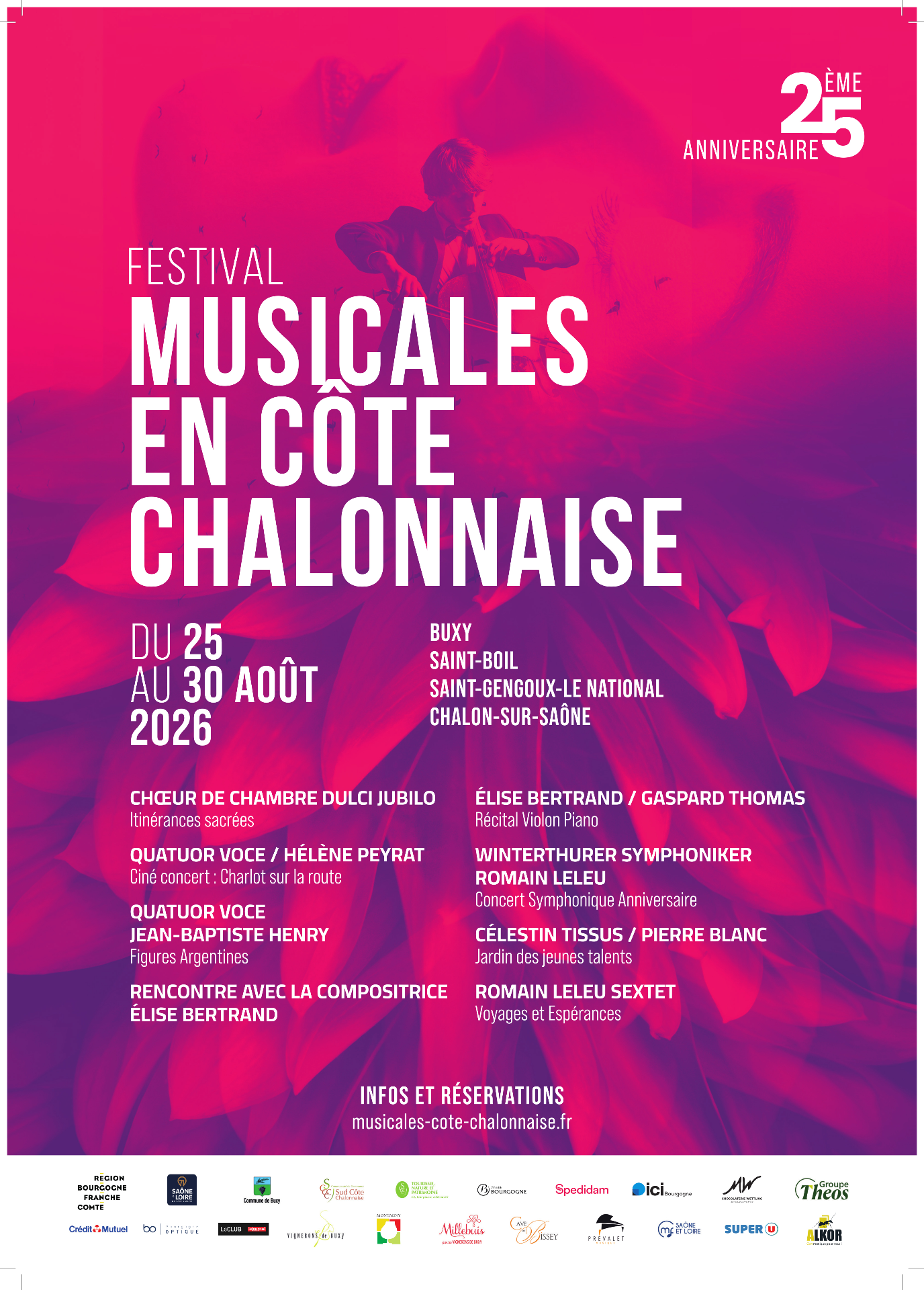 Musicales en Côte Chalonnaise 25ème édition