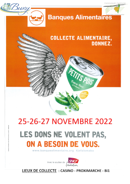 Collecte nationale des Banques Alimentaires