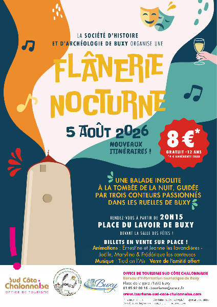 Flânerie Nocturne dans la cité médiévale de Buxy