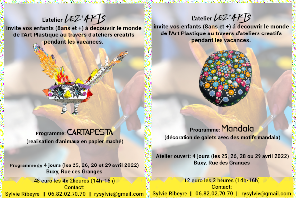 Atelier LEZ'ARTS - Ateliers créatifs