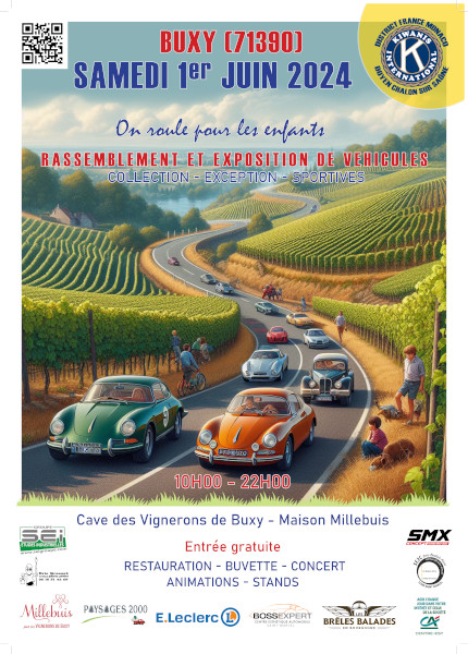 A la Cave des Vignerons de buxy ON ROULE POUR LES ENFANTS !