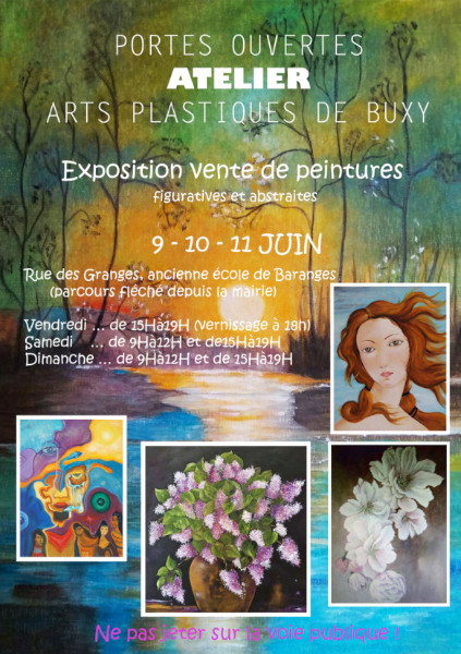 Portes ouvertes ATELIER ARTS PLASTIQUES DE BUXY