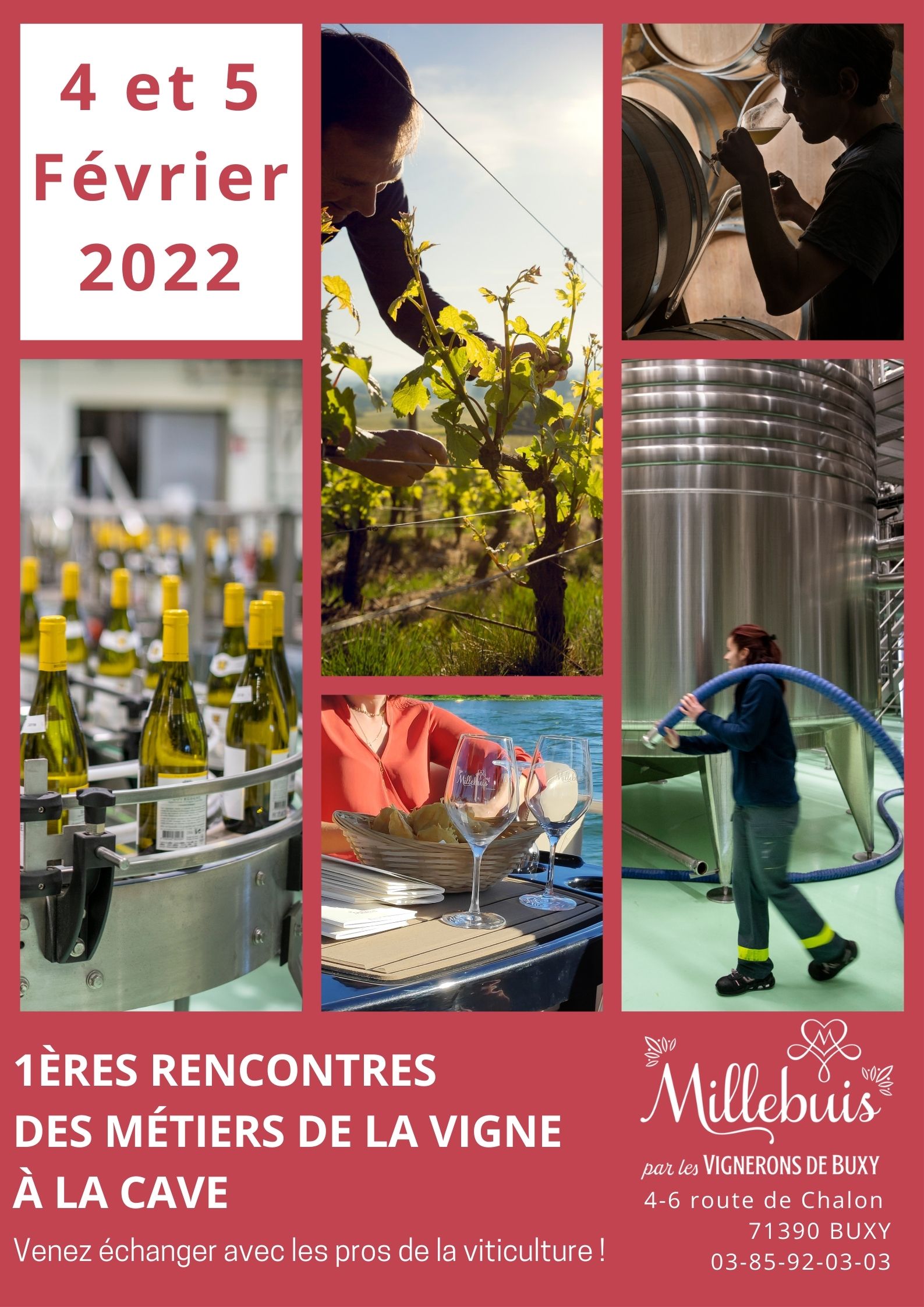 1ère rencontre des métiers de la Vigne à la Cav - Maison Millebuis