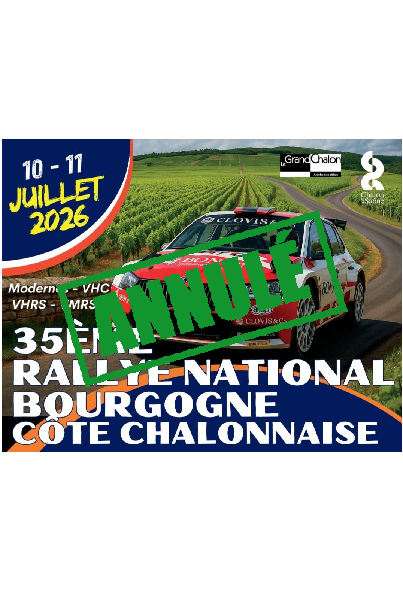 35ème RALLYE Bourgogne Côte Chalonnaise