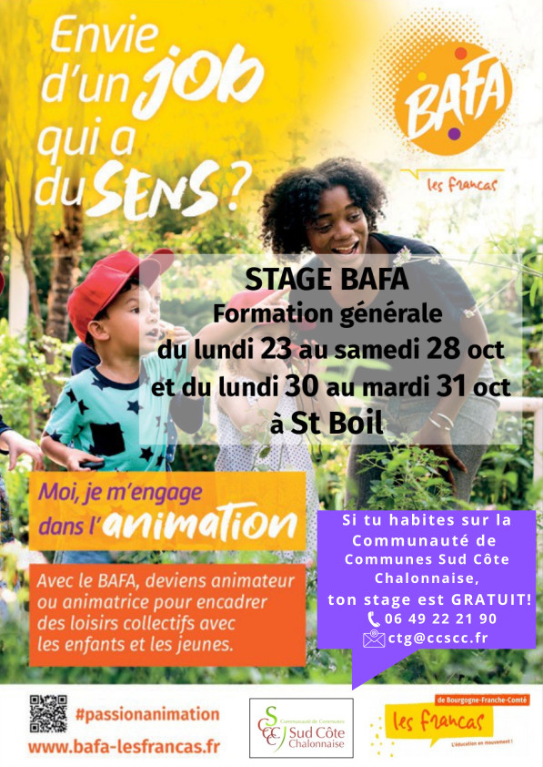 Stage BAFA gratuit