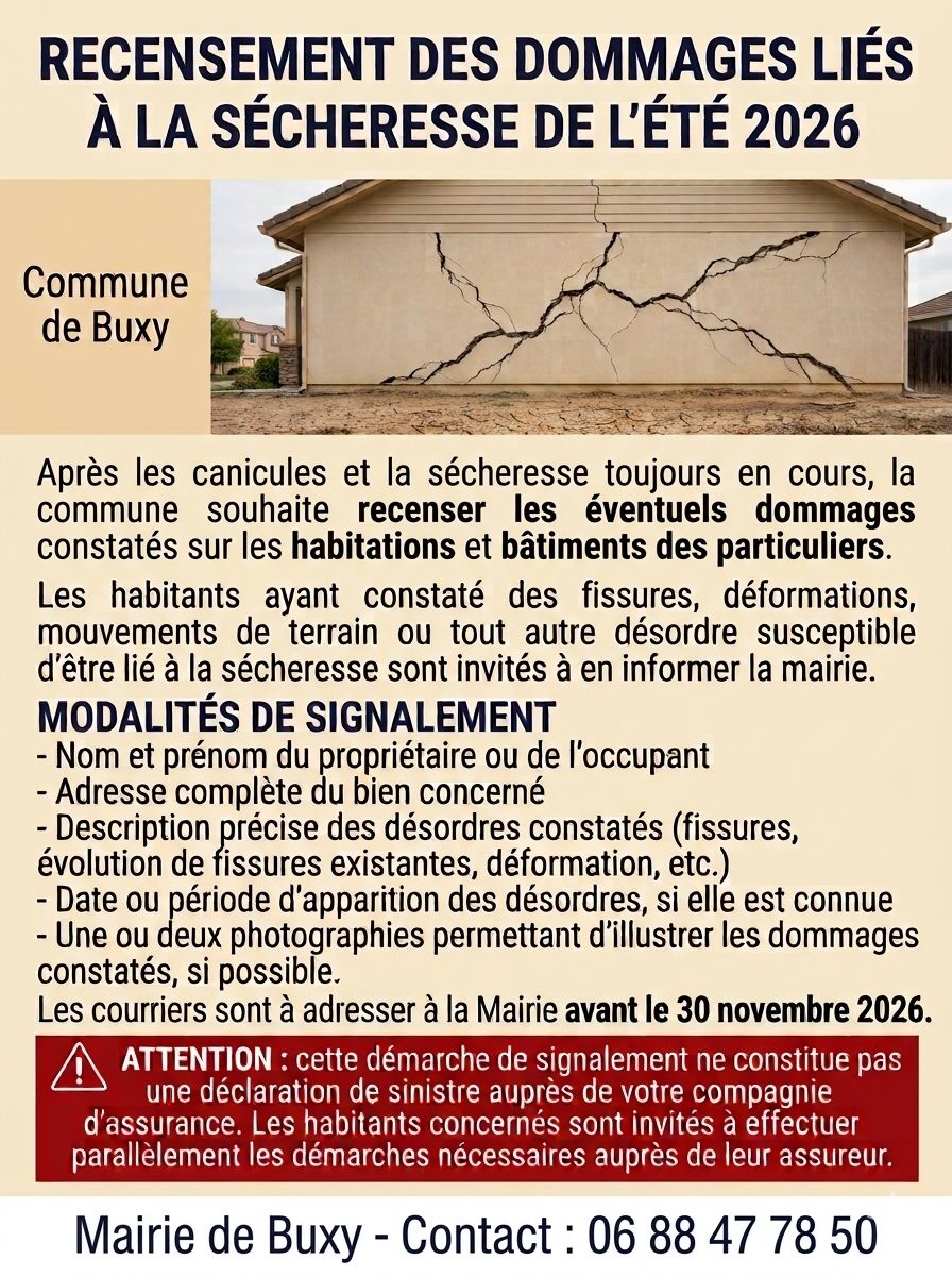 Information sécheresse - canicule