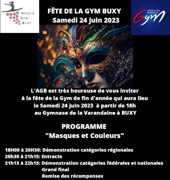 Fête de l'AVENIR GYM BUXY