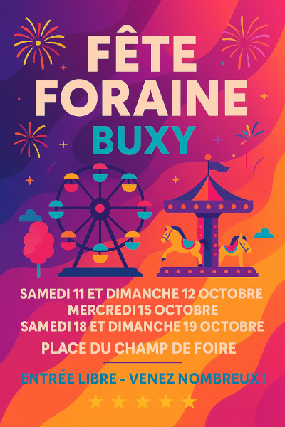 FÊTE FORAINE !