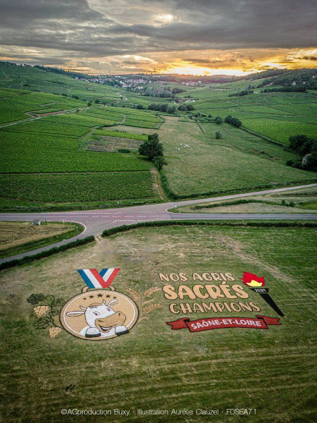 La fresque du Tour de France remporte le 2ème prix !