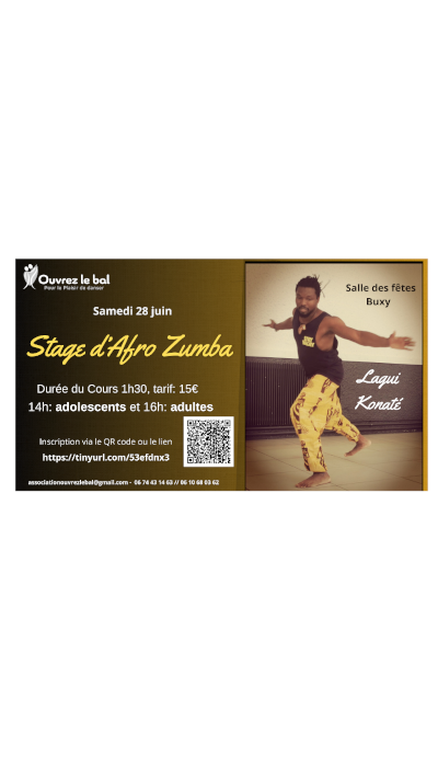 Stage AFRO ZUMBA