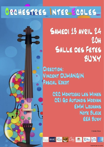 Orchestres Inter Écoles à la salle des fêtes