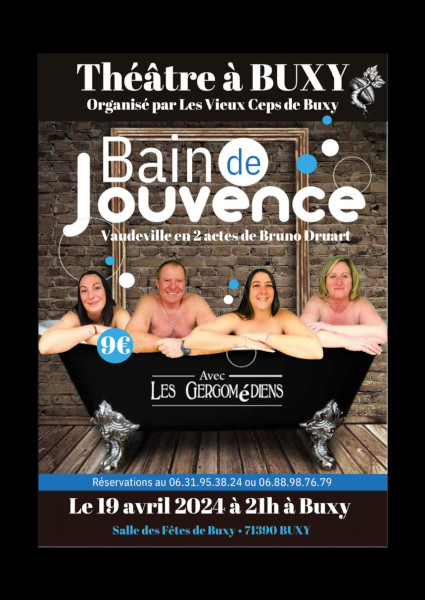 Théâtre "Bain de Jouvence" par les GERGOMÉDIENS