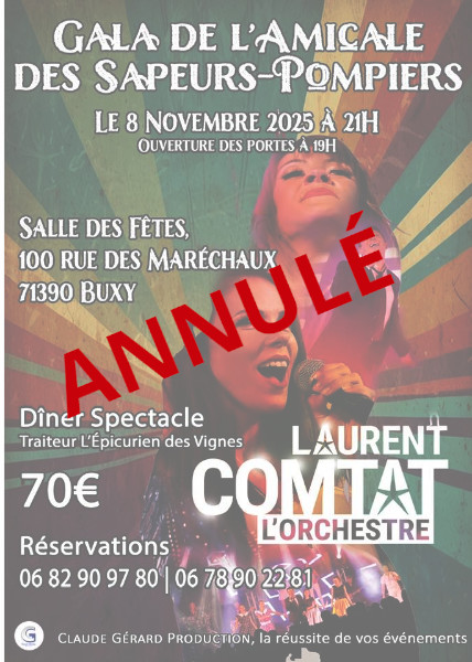 Gala de l'Amicale des Sapeurs-Pompiers