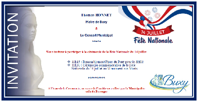 Cérémonie du 14 juillet