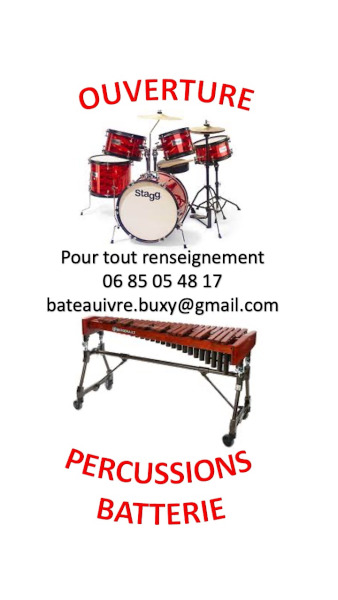 LE BATEAU IVRE - Ouverture d'une classe batterie, percussions